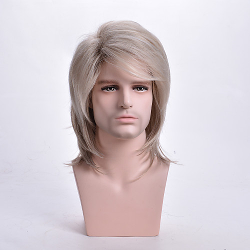 Synthetic Wig Natural Straight Asymmetrical Wig Short Flaxen Synthetic Hair 12 inch Men's Party Brown
Synthetic Wig Natural Straight Asymmetrical Wig Short Flaxen Synthetic Hair 12 inch Men's Party Brown