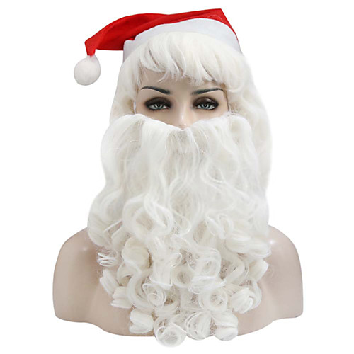 Santa Suit Hat Cosplay Wigs Masquerade Adults' Men's Halloween Christmas Christmas Halloween Carnival Festival / Holiday Woolen White Men's Women's Easy Carnival Costumes Solid Colored / Props
Santa Suit Hat Cosplay Wigs Masquerade Adults' Men's Halloween Christmas Christmas Halloween Carnival Festival / Holiday Woolen White Men's Women's Easy Carnival Costumes Solid Colored / Props
