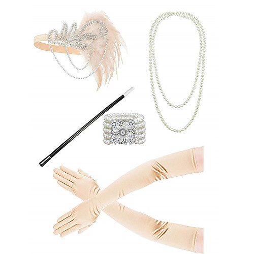 Headbands Pearl Necklace Outfits 1920s Alloy For The Great Gatsby Cosplay Women's Costume Jewelry Fashion Jewelry / Gloves / Gloves
Headbands Pearl Necklace Outfits 1920s Alloy For The Great Gatsby Cosplay Women's Costume Jewelry Fashion Jewelry / Gloves / Gloves