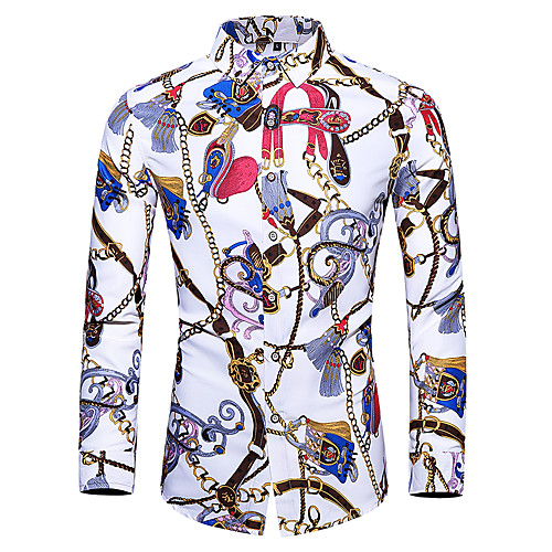Men's Shirt Graphic Plus Size Print Long Sleeve Daily Tops Basic White
Men's Shirt Graphic Plus Size Print Long Sleeve Daily Tops Basic White