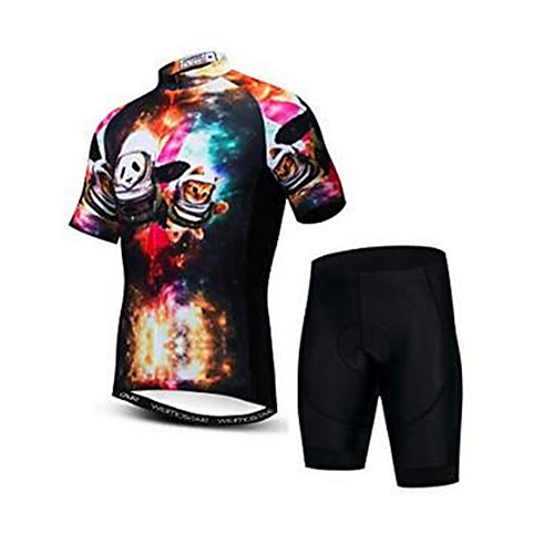 21Grams Cat Animal Panda Men's Short Sleeve Cycling Jersey with Shorts - Red / White Bike Clothing Suit Breathable Quick Dry Anatomic Design Sports Elastane Terylene Mountain Bike MTB Road Bike
21Grams Cat Animal Panda Men's Short Sleeve Cycling Jersey with Shorts - Red / White Bike Clothing Suit Breathable Quick Dry Anatomic Design Sports Elastane Terylene Mountain Bike MTB Road Bike