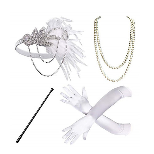 Headbands Pearl Necklace Outfits 1920s Alloy For The Great Gatsby Cosplay Women's Costume Jewelry Fashion Jewelry / Gloves / Gloves
Headbands Pearl Necklace Outfits 1920s Alloy For The Great Gatsby Cosplay Women's Costume Jewelry Fashion Jewelry / Gloves / Gloves