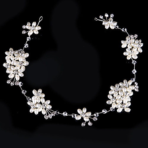 Imitation Pearl / Rhinestone Headpiece with Rhinestone / Faux Pearl 1 Piece Wedding Headpiece
Imitation Pearl / Rhinestone Headpiece with Rhinestone / Faux Pearl 1 Piece Wedding Headpiece