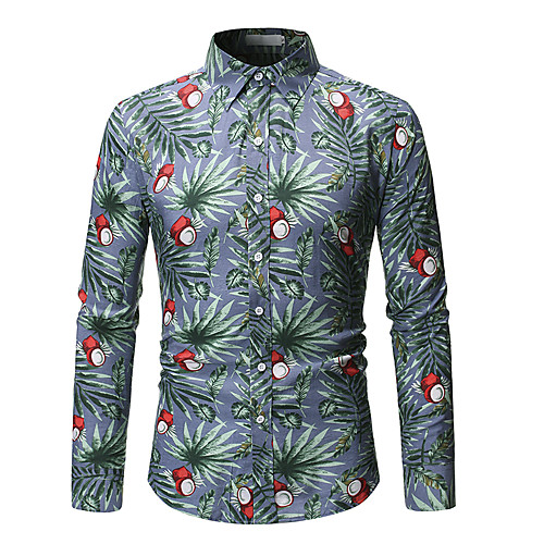 Men's Shirt Plaid Floral Fruit Print Long Sleeve Daily Tops Basic Blue
Men's Shirt Plaid Floral Fruit Print Long Sleeve Daily Tops Basic Blue