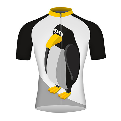 21Grams 3D Cartoon Penguin Men's Short Sleeve Cycling Jersey - Black / White Bike Jersey Top Breathable Quick Dry Moisture Wicking Sports 100% Polyester Mountain Bike MTB Road Bike Cycling Clothing
21Grams 3D Cartoon Penguin Men's Short Sleeve Cycling Jersey - Black / White Bike Jersey Top Breathable Quick Dry Moisture Wicking Sports 100% Polyester Mountain Bike MTB Road Bike Cycling Clothing