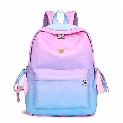 Women's Oxford Cloth School Bag Rucksack Commuter Backpack Large Capacity Waterproof Zipper Solid Color Color Block Daily Outdoor Backpack Rainbow
Women's Oxford Cloth School Bag Rucksack Commuter Backpack Large Capacity Waterproof Zipper Solid Color Color Block Daily Outdoor Backpack Rainbow