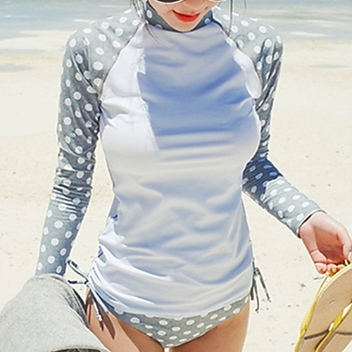 Women's Rash Guard Dive Skin Suit Rashguard Swimsuit Waterproof UV Sun Protection Breathable Lycra Long Sleeve Swimwear Beach Wear Clothing Suit Classic Swimming Diving Surfing / Winter
Women's Rash Guard Dive Skin Suit Rashguard Swimsuit Waterproof UV Sun Protection Breathable Lycra Long Sleeve Swimwear Beach Wear Clothing Suit Classic Swimming Diving Surfing / Winter