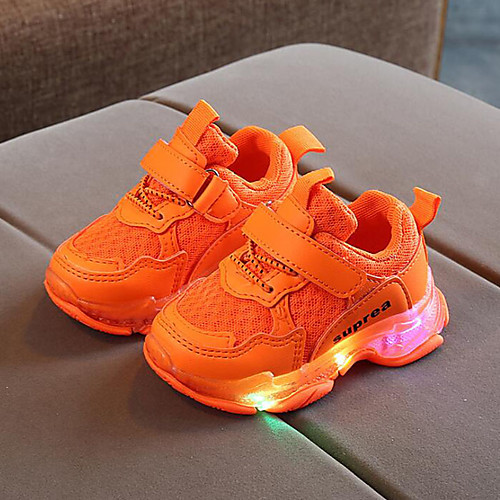 Boys' LED / Comfort / LED Shoes PU Trainers / Athletic Shoes Little Kids(4-7ys) Walking Shoes LED / Luminous Yellow / Orange / Green Spring / Summer / Rubber
Boys' LED / Comfort / LED Shoes PU Trainers / Athletic Shoes Little Kids(4-7ys) Walking Shoes LED / Luminous Yellow / Orange / Green Spring / Summer / Rubber
