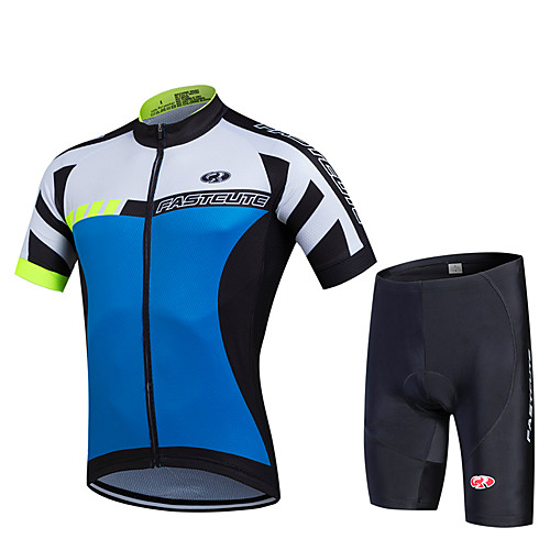 FUALRNY Men's Short Sleeve Cycling Jersey with Shorts Black / Blue Bike Clothing Suit Breathable Quick Dry Moisture Wicking Sports Geometry Mountain Bike MTB Road Bike Cycling Clothing Apparel
FUALRNY Men's Short Sleeve Cycling Jersey with Shorts Black / Blue Bike Clothing Suit Breathable Quick Dry Moisture Wicking Sports Geometry Mountain Bike MTB Road Bike Cycling Clothing Apparel
