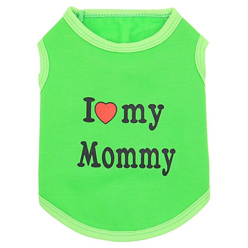 Dog Shirt / T-Shirt Vest Puppy Clothes Heart Quotes & Sayings Love Casual / Daily Simple Style Dog Clothes Puppy Clothes Dog Outfits Bronze Purple Yellow Costume for Girl and Boy Dog Fabric Fleece XS
Dog Shirt / T-Shirt Vest Puppy Clothes Heart Quotes & Sayings Love Casual / Daily Simple Style Dog Clothes Puppy Clothes Dog Outfits Bronze Purple Yellow Costume for Girl and Boy Dog Fabric Fleece XS
