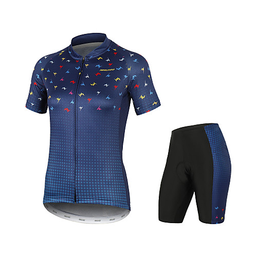 Arsuxeo Women's Short Sleeve Cycling Jersey with Shorts Royal Blue 3D Cartoon Bike Quick Dry Sports 3D Cartoon Mountain Bike MTB Clothing Apparel / Micro-elastic
Arsuxeo Women's Short Sleeve Cycling Jersey with Shorts Royal Blue 3D Cartoon Bike Quick Dry Sports 3D Cartoon Mountain Bike MTB Clothing Apparel / Micro-elastic