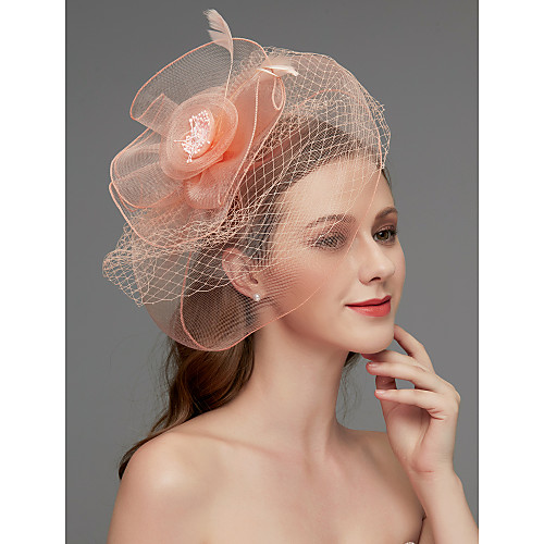 Net Fascinators / Headdress / Headpiece with Feather / Flower / Trim 1 Piece Wedding / Special Occasion Headpiece
Net Fascinators / Headdress / Headpiece with Feather / Flower / Trim 1 Piece Wedding / Special Occasion Headpiece