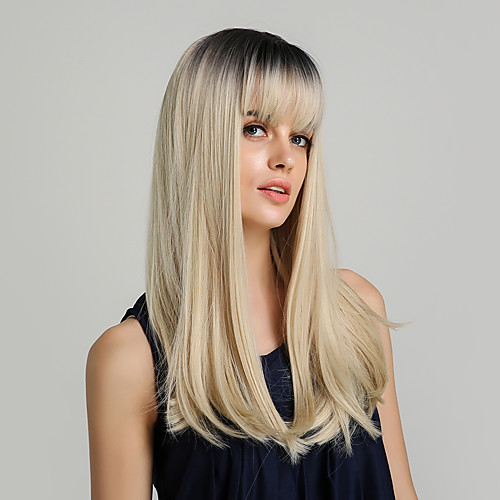 Synthetic Wig kinky Straight Natural Straight Bob Asymmetrical Side Part Wig Black / Blonde Long Black / Gold Synthetic Hair 22 inch Women's Life Synthetic Adorable Black / Blonde HAIR CUBE
Synthetic Wig kinky Straight Natural Straight Bob Asymmetrical Side Part Wig Black / Blonde Long Black / Gold Synthetic Hair 22 inch Women's Life Synthetic Adorable Black / Blonde HAIR CUBE