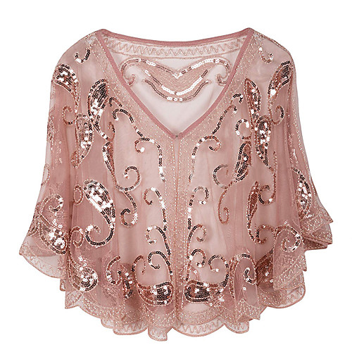 Sleeveless Capelets Chiffon / Sequined / Polyster Wedding / Party / Evening Women's Wrap With Sequin
Sleeveless Capelets Chiffon / Sequined / Polyster Wedding / Party / Evening Women's Wrap With Sequin