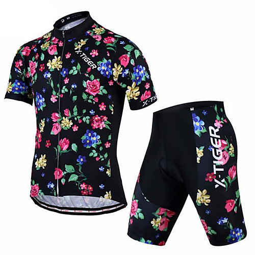 21Grams Floral Botanical Men's Short Sleeve Cycling Jersey with Shorts - Pink / Black Bike Clothing Suit Breathable Quick Dry Anatomic Design Sports Terylene Polyester Taffeta Mountain Bike MTB Road
21Grams Floral Botanical Men's Short Sleeve Cycling Jersey with Shorts - Pink / Black Bike Clothing Suit Breathable Quick Dry Anatomic Design Sports Terylene Polyester Taffeta Mountain Bike MTB Road