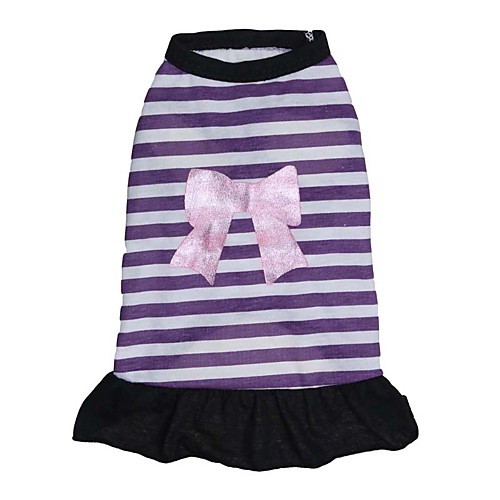 Dog Dress Puppy Clothes Stripes Heart Bowknot Party / Evening Dresses&Skirts Dog Clothes Puppy Clothes Dog Outfits Purple Costume for Girl and Boy Dog Cotton XS S M L
Dog Dress Puppy Clothes Stripes Heart Bowknot Party / Evening Dresses&Skirts Dog Clothes Puppy Clothes Dog Outfits Purple Costume for Girl and Boy Dog Cotton XS S M L