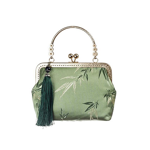 Women's Bags Polyester Evening Bag Lace Embroidery Plants Solid Color Party Event / Party Daily Evening Bag Wedding Bags Light Green
Women's Bags Polyester Evening Bag Lace Embroidery Plants Solid Color Party Event / Party Daily Evening Bag Wedding Bags Light Green