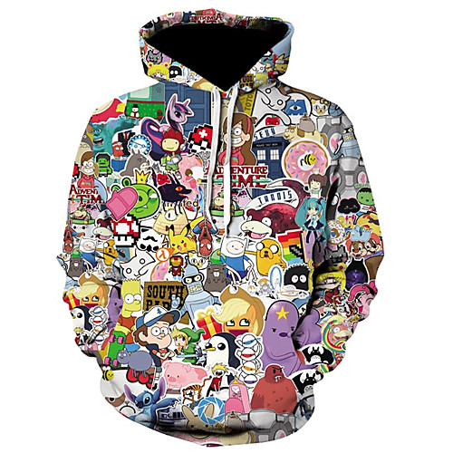 Men's Plus Size Hoodie Color Block / Rainbow / Cartoon Hooded Casual / Active Rainbow US32 / UK32 / EU40 US34 / UK34 / EU42 US36 / UK36 / EU44 US38 / UK38 / EU46 US40 / UK40 / EU48
Men's Plus Size Hoodie Color Block / Rainbow / Cartoon Hooded Casual / Active Rainbow US32 / UK32 / EU40 US34 / UK34 / EU42 US36 / UK36 / EU44 US38 / UK38 / EU46 US40 / UK40 / EU48