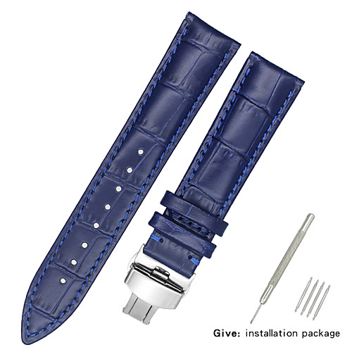 

Genuine Leather / Leather / Calf Hair Watch Band Strap for Black / White / Blue Other / 17cm / 6.69 Inches / 19cm / 7.48 Inches 1.2cm / 0.47 Inches / 1.3cm / 0.5 Inches / 1.4cm / 0.55 Inches