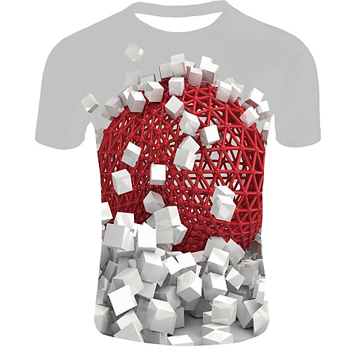 Men's 3D Graphic Print T-shirt Basic Daily Casual Round Neck Red / Summer / Short Sleeve
Men's 3D Graphic Print T-shirt Basic Daily Casual Round Neck Red / Summer / Short Sleeve