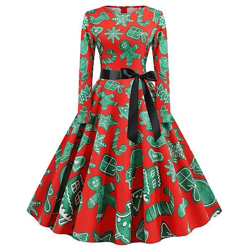 Women's A Line Dress Knee Length Dress Blue Red Yellow Green Royal Blue Long Sleeve Print Print Fall Winter Round Neck Casual Christmas Halloween 2021 S M L XL XXL 3XL 4XL 5XL
Women's A Line Dress Knee Length Dress Blue Red Yellow Green Royal Blue Long Sleeve Print Print Fall Winter Round Neck Casual Christmas Halloween 2021 S M L XL XXL 3XL 4XL 5XL