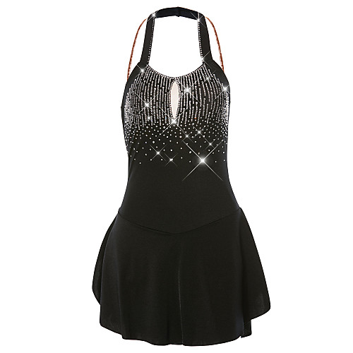 Figure Skating Dress Women's Girls' Ice Skating Dress Black Patchwork Spandex High Elasticity Competition Skating Wear Classic Sleeveless Figure Skating / Kids
Figure Skating Dress Women's Girls' Ice Skating Dress Black Patchwork Spandex High Elasticity Competition Skating Wear Classic Sleeveless Figure Skating / Kids