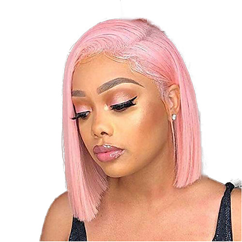 Synthetic Lace Front Wig Straight Middle Part Lace Front Wig Short Pink Synthetic Hair 8-10 inch Women's Adjustable Heat Resistant Party Pink
Synthetic Lace Front Wig Straight Middle Part Lace Front Wig Short Pink Synthetic Hair 8-10 inch Women's Adjustable Heat Resistant Party Pink