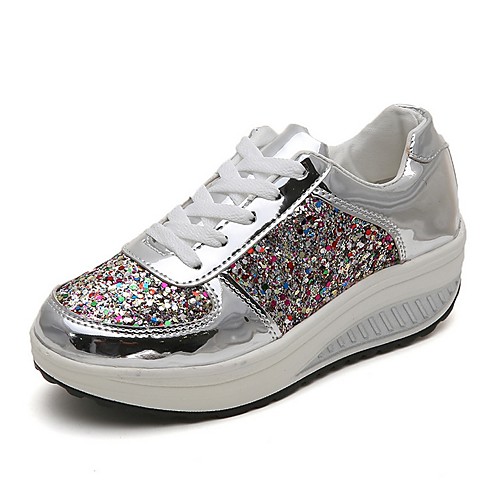Women's Sneakers Flat Heel Round Toe Sequin Synthetics Running Shoes Fall & Winter White / Gold / Silver
Women's Sneakers Flat Heel Round Toe Sequin Synthetics Running Shoes Fall & Winter White / Gold / Silver