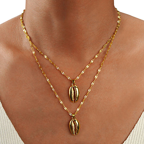 Women's Necklace Layered Necklace Chrome Gold 53 cm Necklace Jewelry 1pc For Daily School Street Holiday Festival
Women's Necklace Layered Necklace Chrome Gold 53 cm Necklace Jewelry 1pc For Daily School Street Holiday Festival