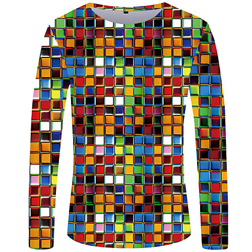 Men's T shirt Polka Dot Graphic Geometric 3D Plus Size Print Long Sleeve Daily Tops Streetwear Exaggerated Rainbow
Men's T shirt Polka Dot Graphic Geometric 3D Plus Size Print Long Sleeve Daily Tops Streetwear Exaggerated Rainbow