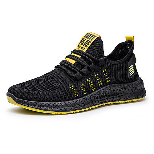 Men's Spring & Summer Sporty / Casual Daily Outdoor Trainers / Athletic Shoes Running Shoes / Walking Shoes Mesh Breathable Non-slipping Shock Absorbing Black and White / Black / Yellow / Orange
Men's Spring & Summer Sporty / Casual Daily Outdoor Trainers / Athletic Shoes Running Shoes / Walking Shoes Mesh Breathable Non-slipping Shock Absorbing Black and White / Black / Yellow / Orange