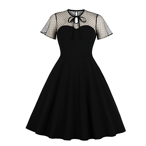Audrey Hepburn Dresses Retro Vintage 1950s Wasp-Waisted Vacation Dress Dress Masquerade A-Line Dress Tea Dress Women's Costume Wine / Black / Blue Vintage Cosplay Party
Audrey Hepburn Dresses Retro Vintage 1950s Wasp-Waisted Vacation Dress Dress Masquerade A-Line Dress Tea Dress Women's Costume Wine / Black / Blue Vintage Cosplay Party