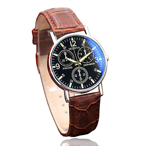 Men's Dress Watch Quartz Formal Style Leather Black / Brown Casual Watch Analog Casual - Black Brown Black / White One Year Battery Life
Men's Dress Watch Quartz Formal Style Leather Black / Brown Casual Watch Analog Casual - Black Brown Black / White One Year Battery Life