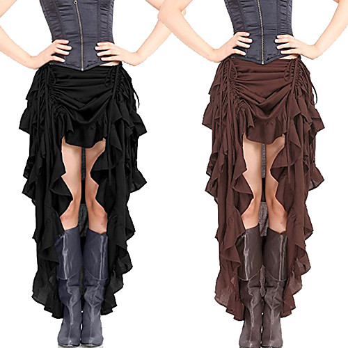 Plague Doctor Punk & Gothic Steampunk Wasp-Waisted 17th Century Skirt Masquerade Women's Costume Wine / Black / Purple Vintage Cosplay Party Halloween
Plague Doctor Punk & Gothic Steampunk Wasp-Waisted 17th Century Skirt Masquerade Women's Costume Wine / Black / Purple Vintage Cosplay Party Halloween