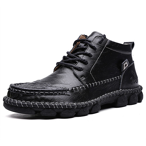 Men's Spring & Summer / Fall & Winter Classic / British Daily Outdoor Boots Cowhide Non-slipping Shock Absorbing Wear Proof Booties / Ankle Boots Black / Brown
Men's Spring & Summer / Fall & Winter Classic / British Daily Outdoor Boots Cowhide Non-slipping Shock Absorbing Wear Proof Booties / Ankle Boots Black / Brown