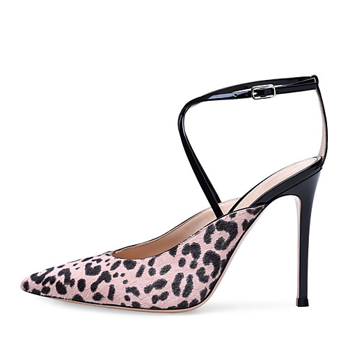 Women's Heels Stiletto Heel Pointed Toe Buckle Faux Leather Sweet / British Fall / Spring & Summer Leopard / Party & Evening
Women's Heels Stiletto Heel Pointed Toe Buckle Faux Leather Sweet / British Fall / Spring & Summer Leopard / Party & Evening