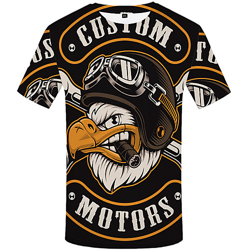 Men's Graphic Skull Print T-shirt Vintage Daily Round Neck Brown / Summer / Short Sleeve
Men's Graphic Skull Print T-shirt Vintage Daily Round Neck Brown / Summer / Short Sleeve