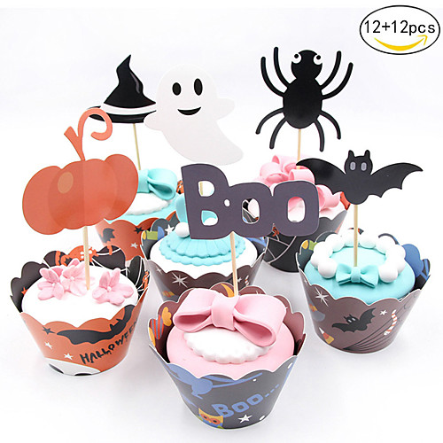 Cake Topper Classic Theme / Creative / Vintage Theme Geek & Chic / Simple Style Pure Paper Special Occasion / Party Evening with Patterned 24 pcs OPP
Cake Topper Classic Theme / Creative / Vintage Theme Geek & Chic / Simple Style Pure Paper Special Occasion / Party Evening with Patterned 24 pcs OPP