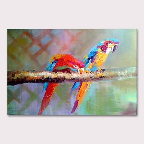 Oil Painting Hand Painted Horizontal Animals Pop Art Modern Rolled Canvas (No Frame)
Oil Painting Hand Painted Horizontal Animals Pop Art Modern Rolled Canvas (No Frame)
