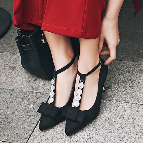 Women's Wedding Shoes Stiletto Heel Pointed Toe Wedding Pumps Wedding Daily PU Synthetics Black Red
Women's Wedding Shoes Stiletto Heel Pointed Toe Wedding Pumps Wedding Daily PU Synthetics Black Red