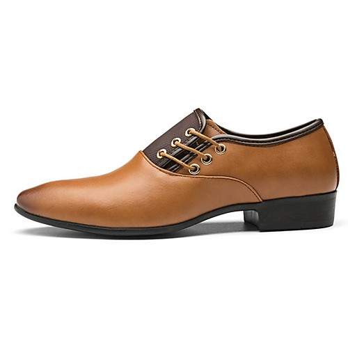 Men's Dress Shoes Fall Casual / British Daily Outdoor Office & Career Oxfords PU Non-slipping Wear Proof Yellow / Brown / Black Color Block
Men's Dress Shoes Fall Casual / British Daily Outdoor Office & Career Oxfords PU Non-slipping Wear Proof Yellow / Brown / Black Color Block