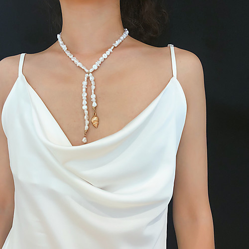 Women's Necklace Trendy Pearl Chrome Gold 40 cm Necklace Jewelry 1pc For Gift Daily Carnival Holiday Festival
Women's Necklace Trendy Pearl Chrome Gold 40 cm Necklace Jewelry 1pc For Gift Daily Carnival Holiday Festival