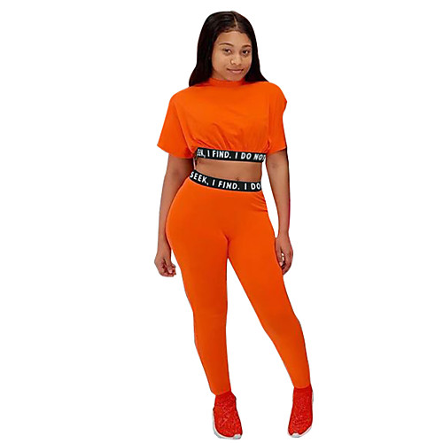 Women's 2 Piece Tracksuit Streetwear Casual Winter Quick Dry Soft Running Sportswear Athleisure Wear Clothing Suit Black Red Pink Orange Green Activewear Micro-elastic
Women's 2 Piece Tracksuit Streetwear Casual Winter Quick Dry Soft Running Sportswear Athleisure Wear Clothing Suit Black Red Pink Orange Green Activewear Micro-elastic