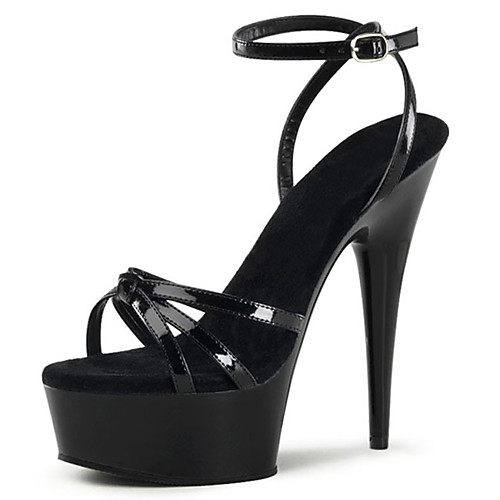 Women's Sandals Cone Heel Open Toe Rhinestone / Buckle PU Classic / Minimalism Summer Black / White / Gray / Party & Evening
Women's Sandals Cone Heel Open Toe Rhinestone / Buckle PU Classic / Minimalism Summer Black / White / Gray / Party & Evening