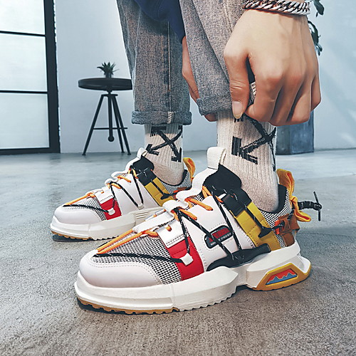 Men's Comfort Shoes Mesh Spring & Summer / Fall & Winter Sporty / Preppy Sneakers Walking Shoes Breathable Black / White / Gray
Men's Comfort Shoes Mesh Spring & Summer / Fall & Winter Sporty / Preppy Sneakers Walking Shoes Breathable Black / White / Gray