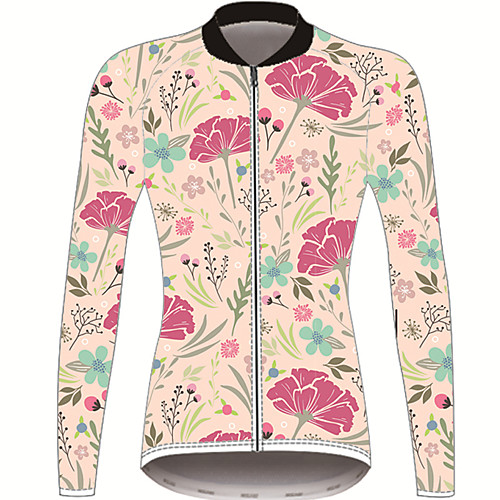 21Grams Floral Botanical Women's Long Sleeve Cycling Jersey - Fuchsia Bike Jersey Top UV Resistant Breathable Quick Dry Sports Winter Fleece 100% Polyester Mountain Bike MTB Road Bike Cycling
21Grams Floral Botanical Women's Long Sleeve Cycling Jersey - Fuchsia Bike Jersey Top UV Resistant Breathable Quick Dry Sports Winter Fleece 100% Polyester Mountain Bike MTB Road Bike Cycling
