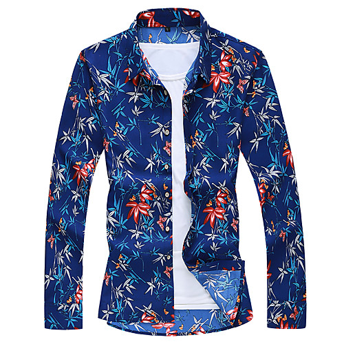 Men's Shirt Floral Color Block 3D Long Sleeve Daily Tops Basic Elegant Black Royal Blue
Men's Shirt Floral Color Block 3D Long Sleeve Daily Tops Basic Elegant Black Royal Blue