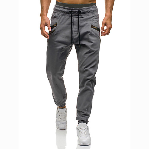 Men's Basic Slim Daily Going out Sweatpants Pants Solid Colored Full Length Drawstring Black Khaki Gray / Fall / Winter
Men's Basic Slim Daily Going out Sweatpants Pants Solid Colored Full Length Drawstring Black Khaki Gray / Fall / Winter