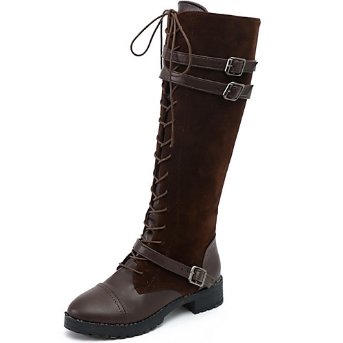 Women's Boots Knee High Boots Chunky Heel Round Toe Suede Knee High Boots Fall & Winter Black / Brown / Coffee
Women's Boots Knee High Boots Chunky Heel Round Toe Suede Knee High Boots Fall & Winter Black / Brown / Coffee