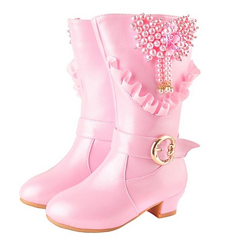 Girls' Snow Boots PU Boots Big Kids(7years ) Pink Winter / Mid-Calf Boots
Girls' Snow Boots PU Boots Big Kids(7years ) Pink Winter / Mid-Calf Boots